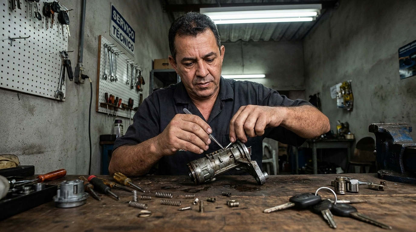 Troca de Segredo do Miolo da Porta profissional em Vila Velha‑ES