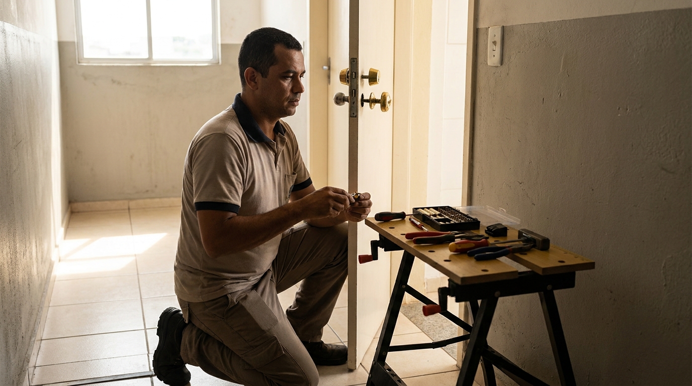 Troca de Segredo Residencial profissional em Vila Velha‑ES